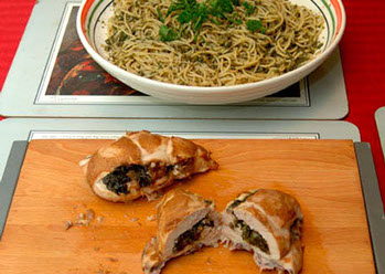 spinach suffed chicken