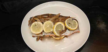 rainbow trout with fennel